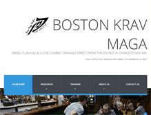 Tablet Screenshot of bostonkravmaga.com